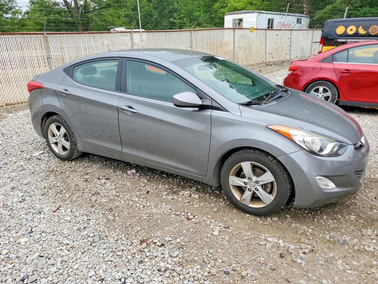 2013 Hyundai Elantra Gls Gray vin: 5NPDH4AE4DH426102