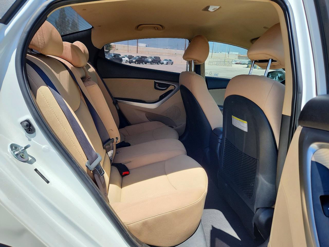 2013 Hyundai Elantra Gls White vin: 5NPDH4AE4DH428058