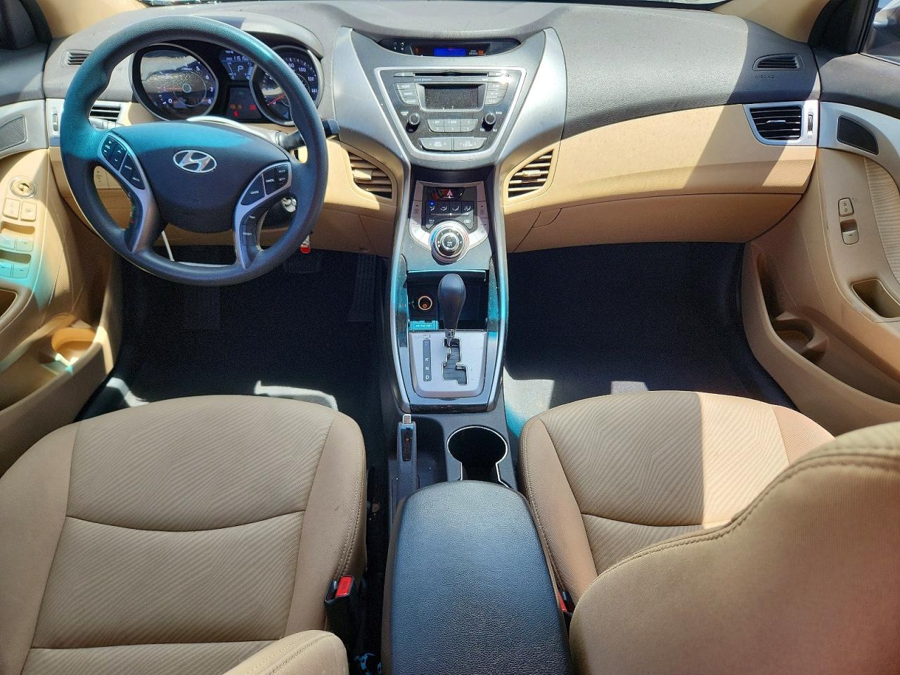 2013 Hyundai Elantra Gls White vin: 5NPDH4AE4DH428058