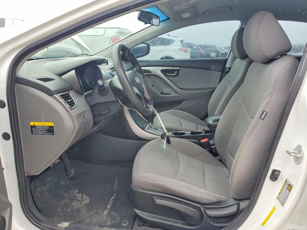 2013 Hyundai Elantra Gls White vin: 5NPDH4AE4DH428352