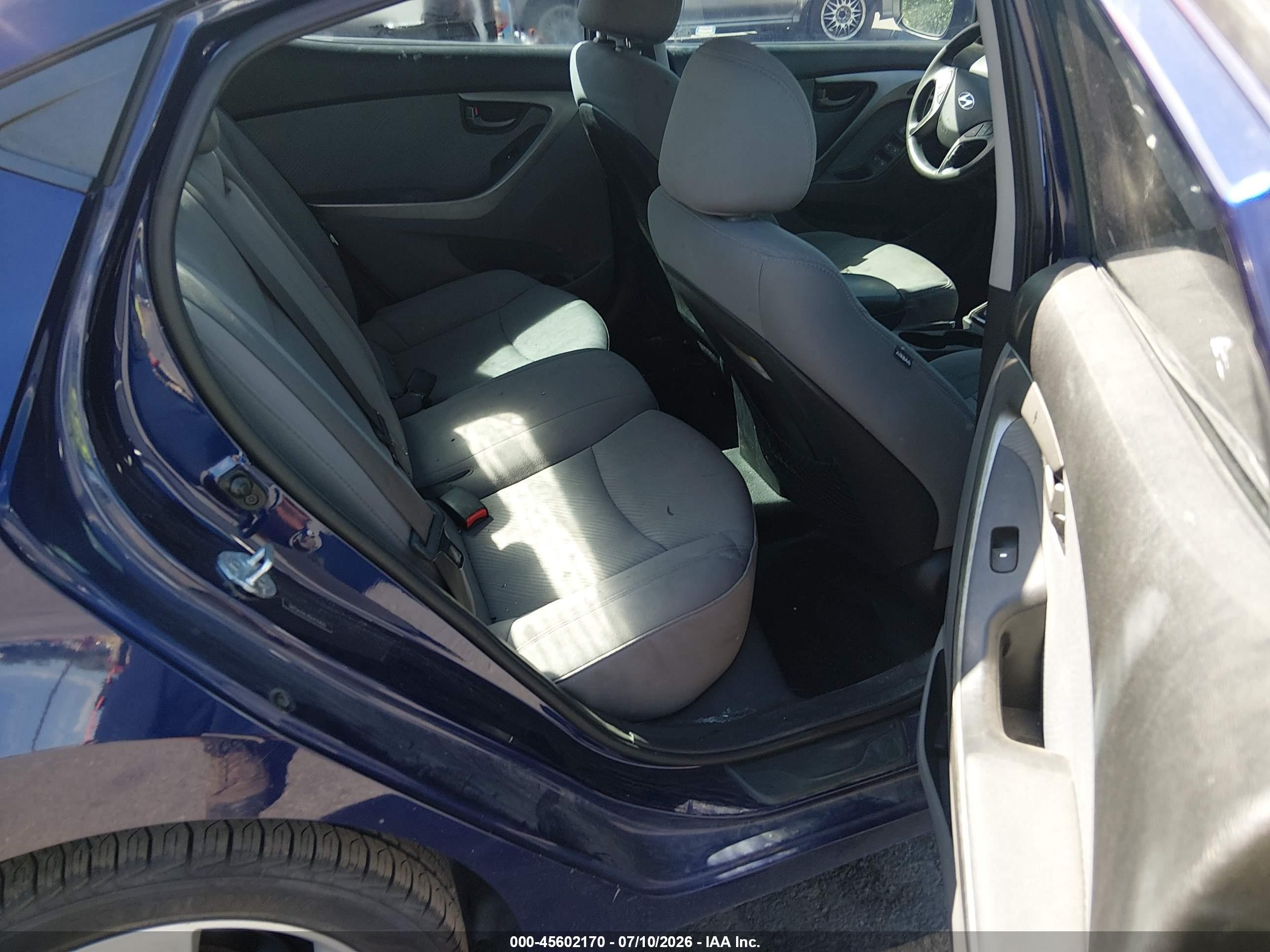 2013 Hyundai Elantra Gls Синий vin: 5NPDH4AE4DH431820