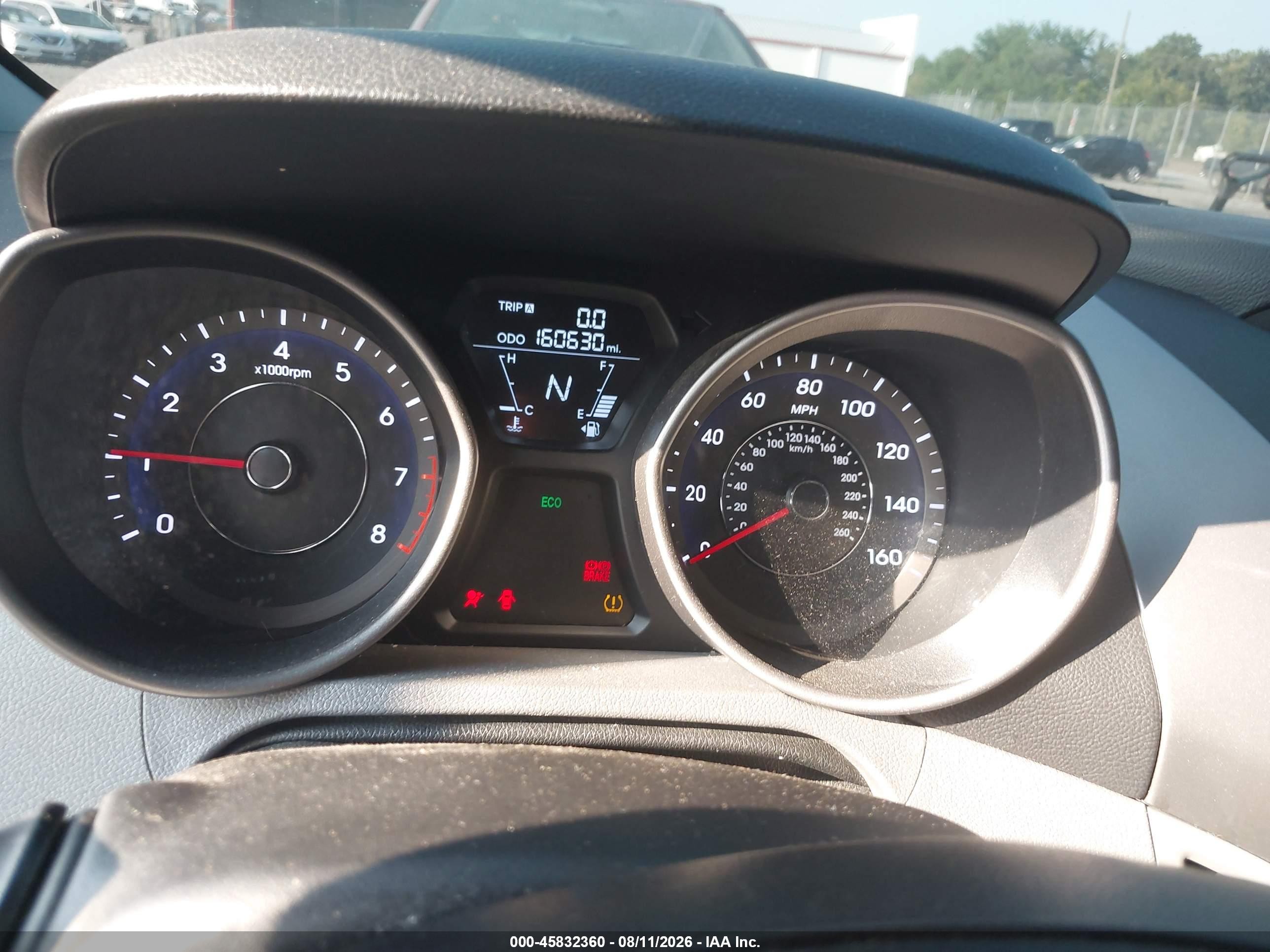 2013 Hyundai Elantra Gls Gray vin: 5NPDH4AE4DH435320