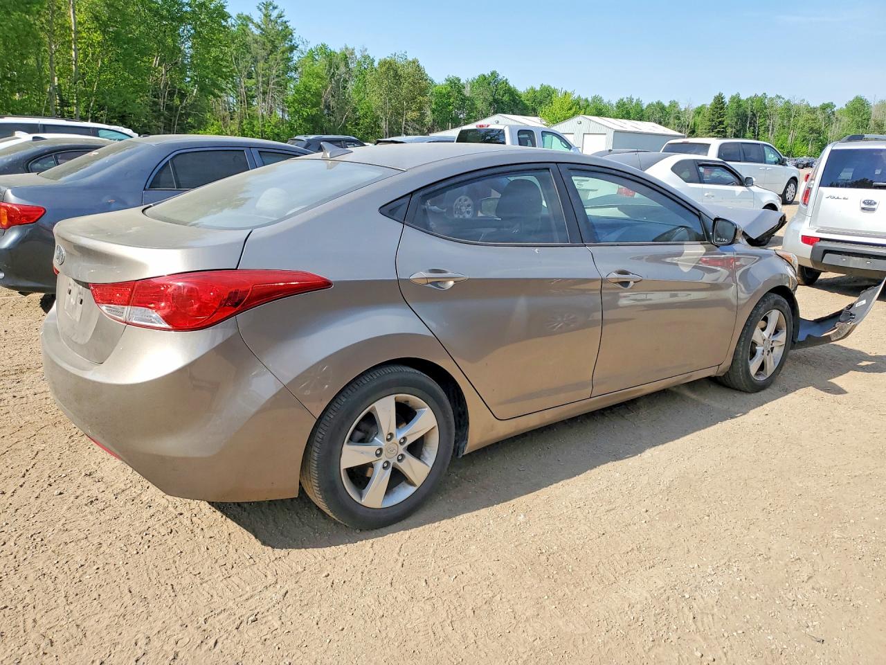 2013 Hyundai Elantra Gls Tan vin: 5NPDH4AE4DH437925
