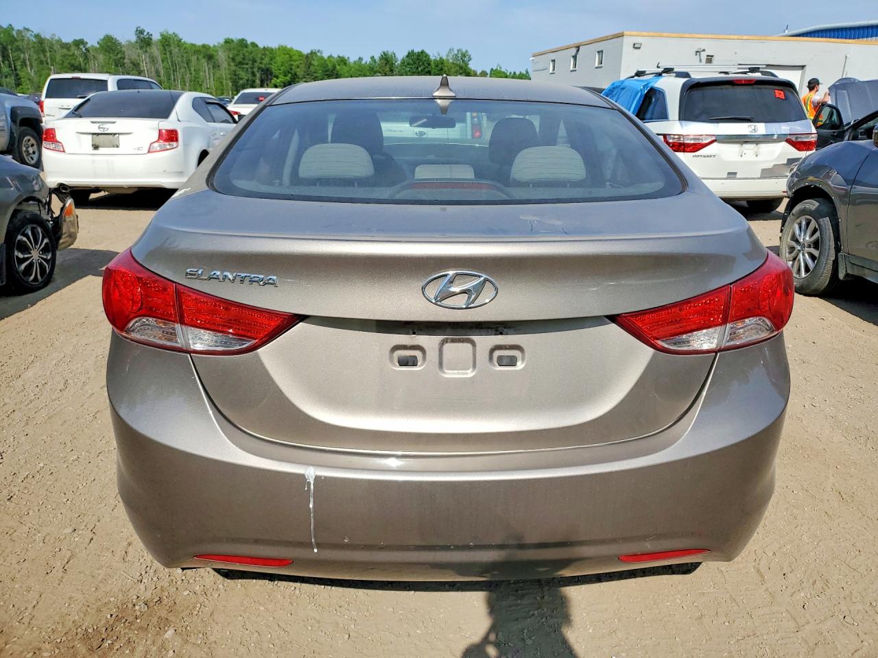 2013 Hyundai Elantra Gls Tan vin: 5NPDH4AE4DH437925