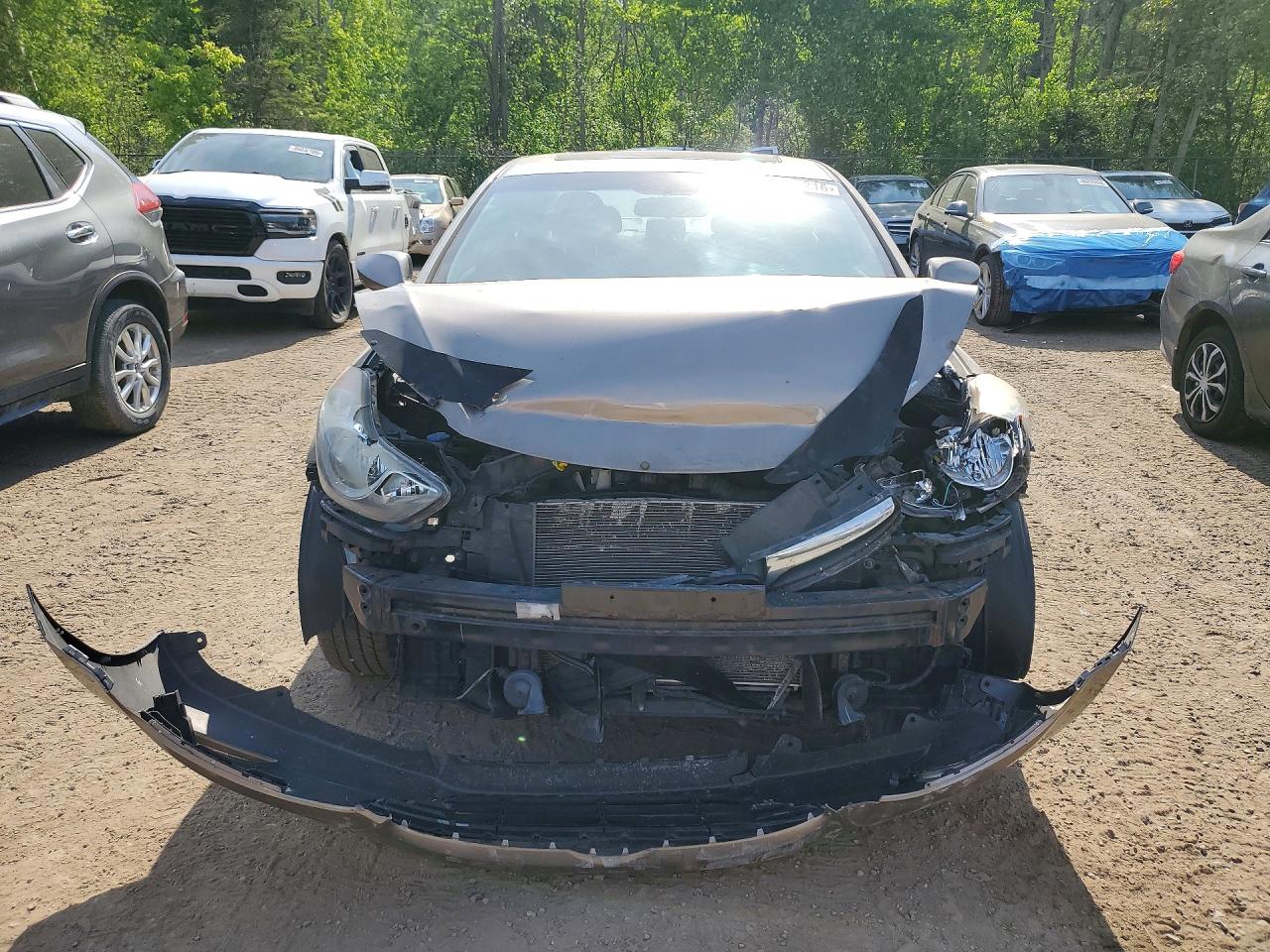2013 Hyundai Elantra Gls Tan vin: 5NPDH4AE4DH437925