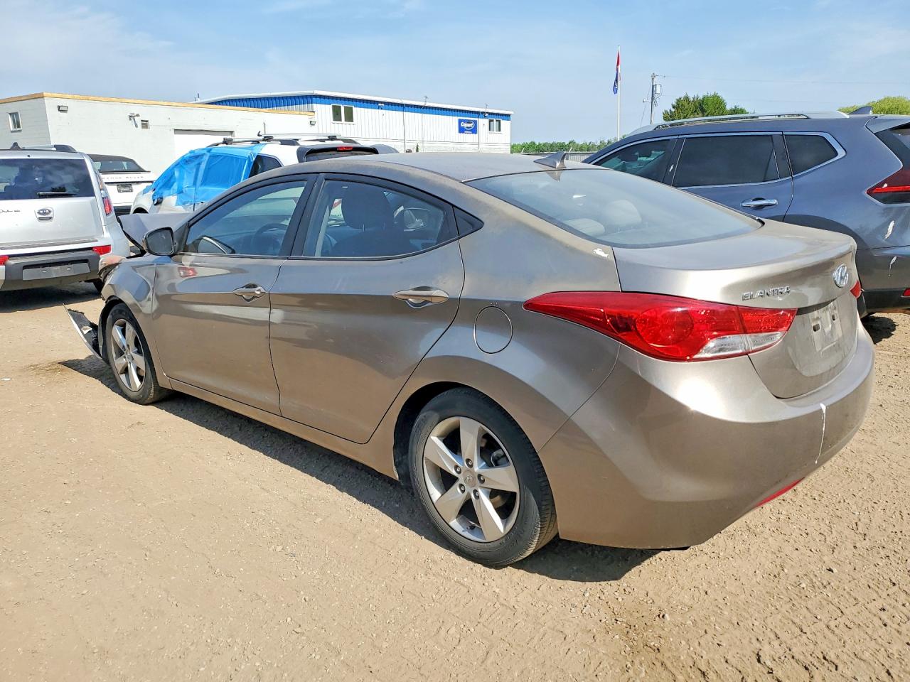 2013 Hyundai Elantra Gls Tan vin: 5NPDH4AE4DH437925