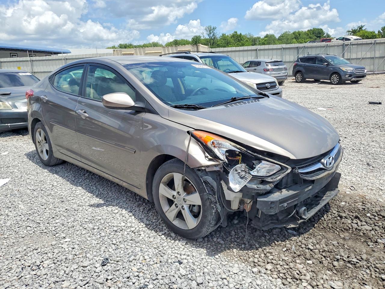 2013 Hyundai Elantra Gls Brown vin: 5NPDH4AE4DH444485