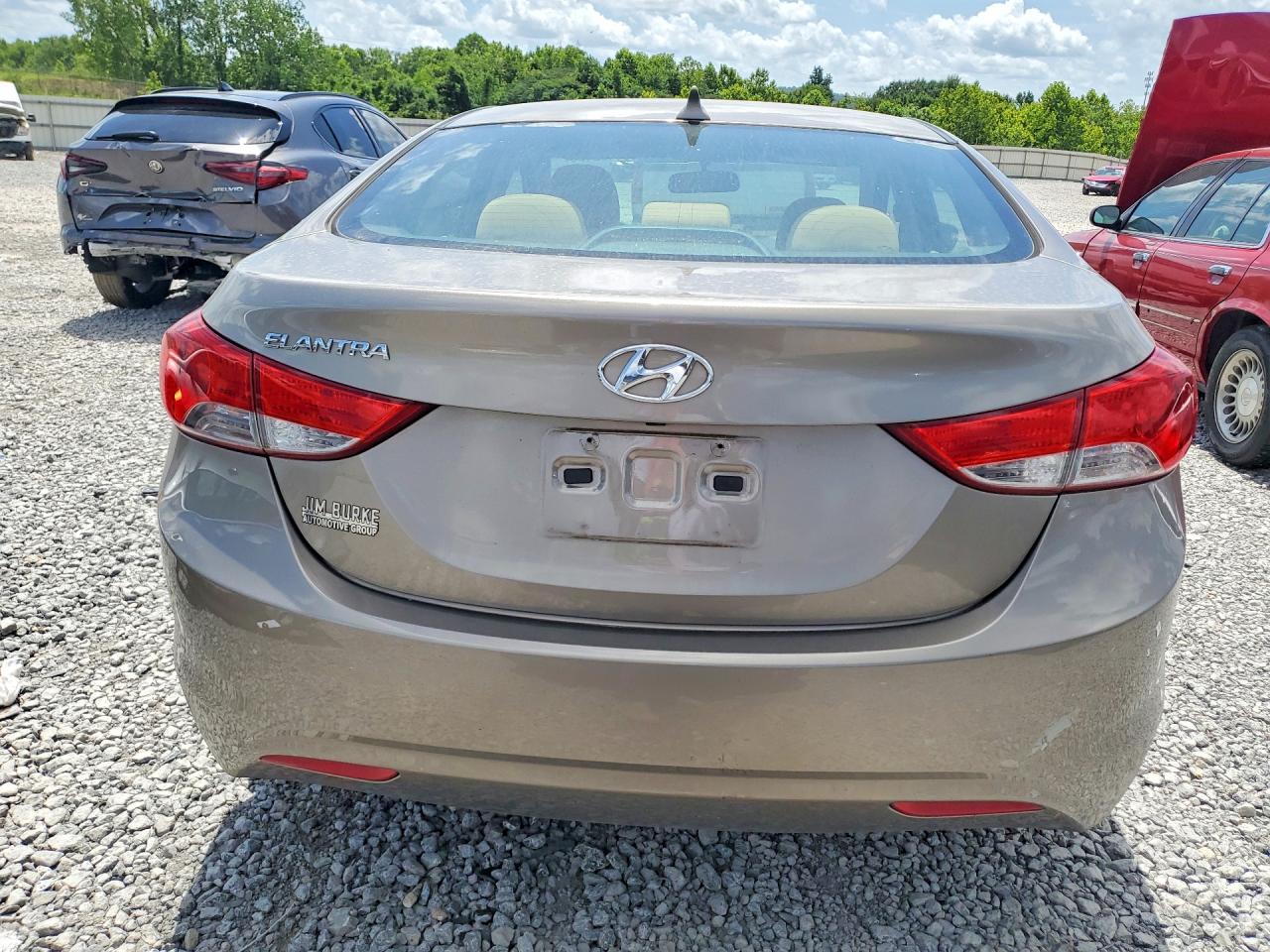 2013 Hyundai Elantra Gls Brown vin: 5NPDH4AE4DH444485