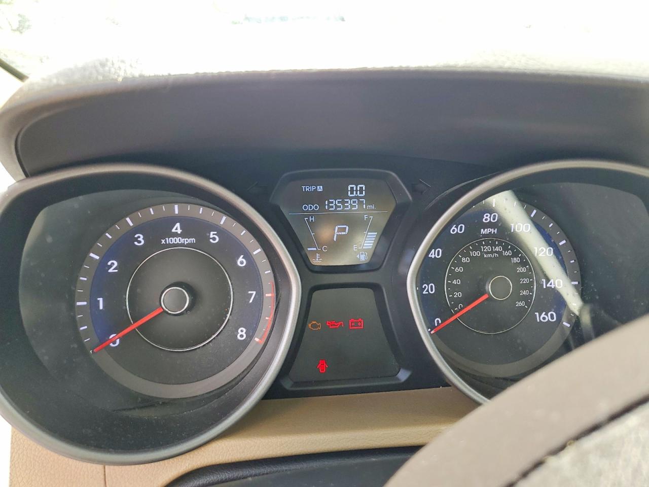 2013 Hyundai Elantra Gls Brown vin: 5NPDH4AE4DH444485