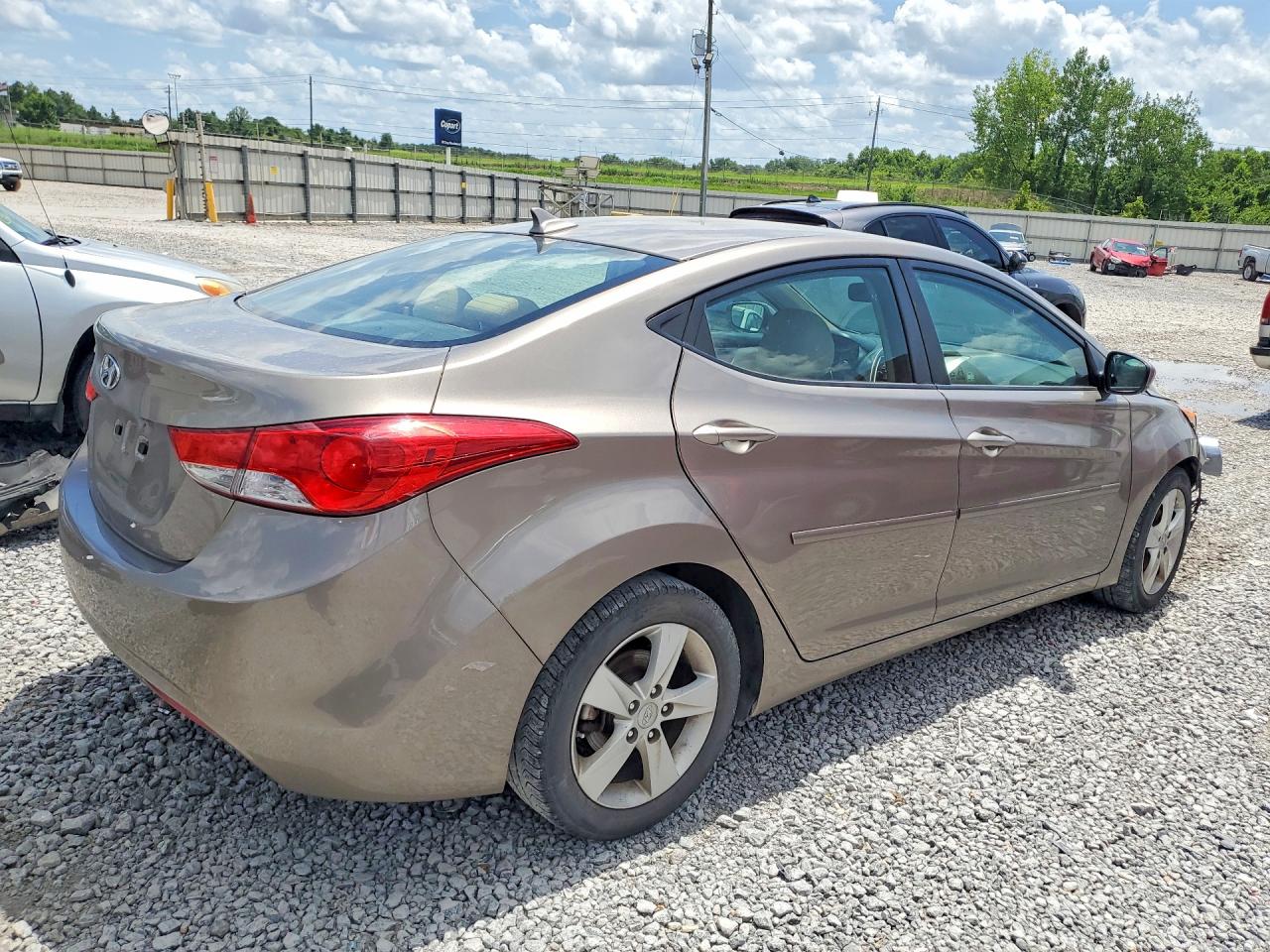 2013 Hyundai Elantra Gls Brown vin: 5NPDH4AE4DH444485