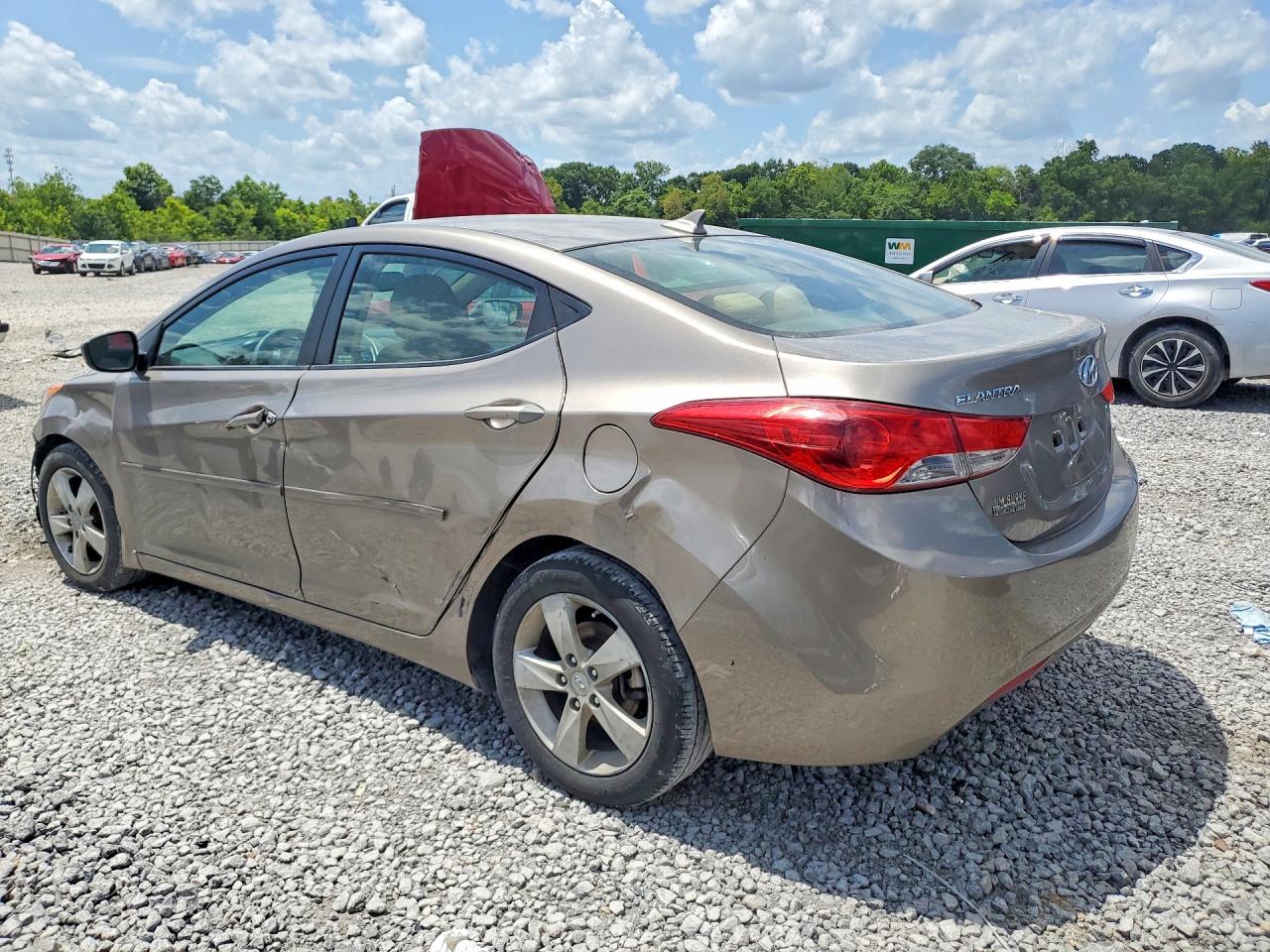 2013 Hyundai Elantra Gls Brown vin: 5NPDH4AE4DH444485