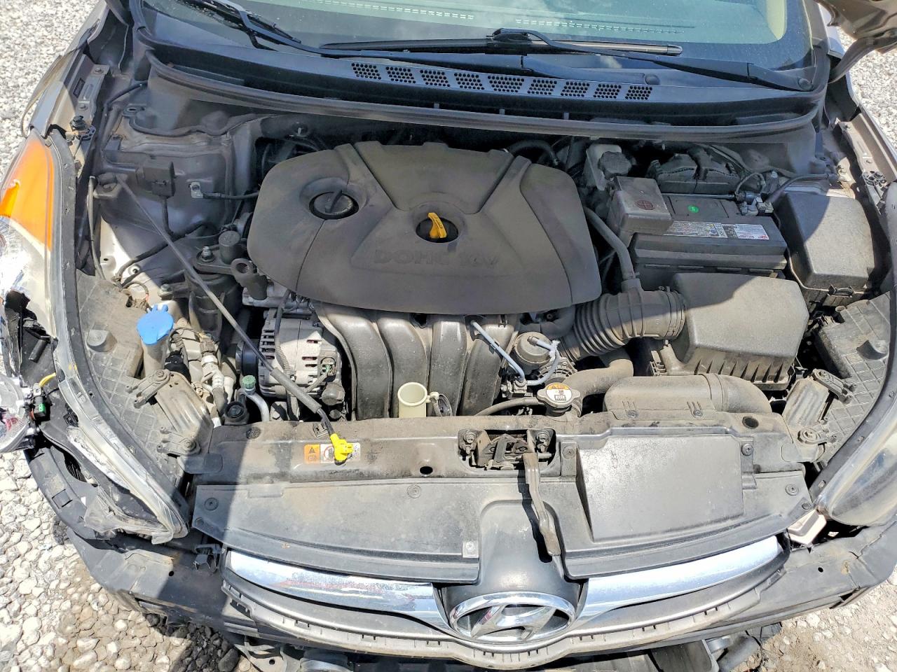 2013 Hyundai Elantra Gls Brown vin: 5NPDH4AE4DH444485