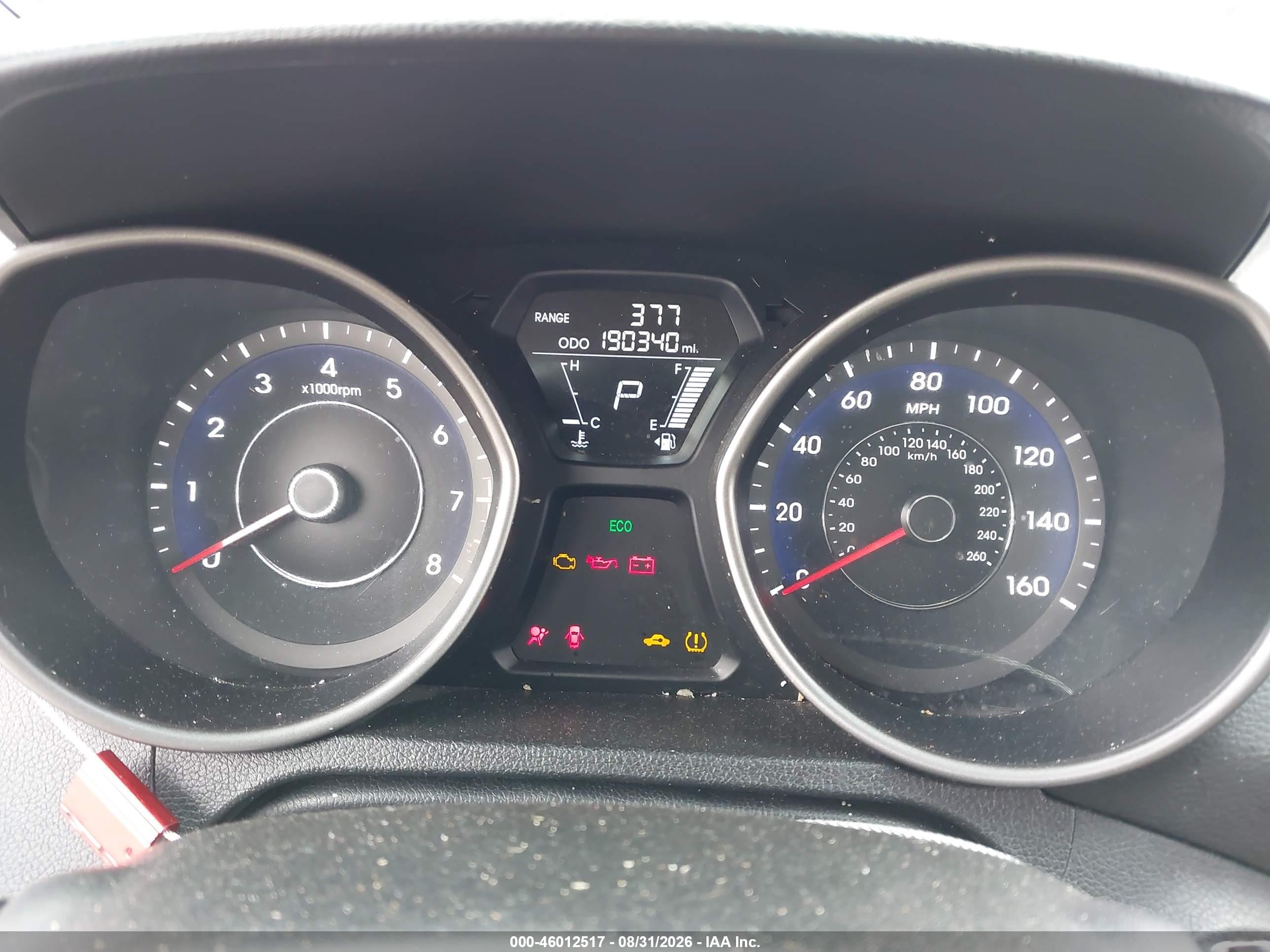 2013 Hyundai Elantra Limited Белый vin: 5NPDH4AE4DH448875