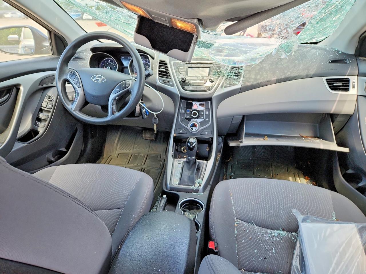 2014 Hyundai Elantra Gl Black vin: 5NPDH4AE4EH460042