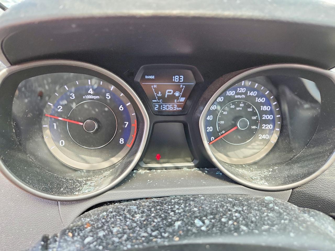 2014 Hyundai Elantra Gl Black vin: 5NPDH4AE4EH460042