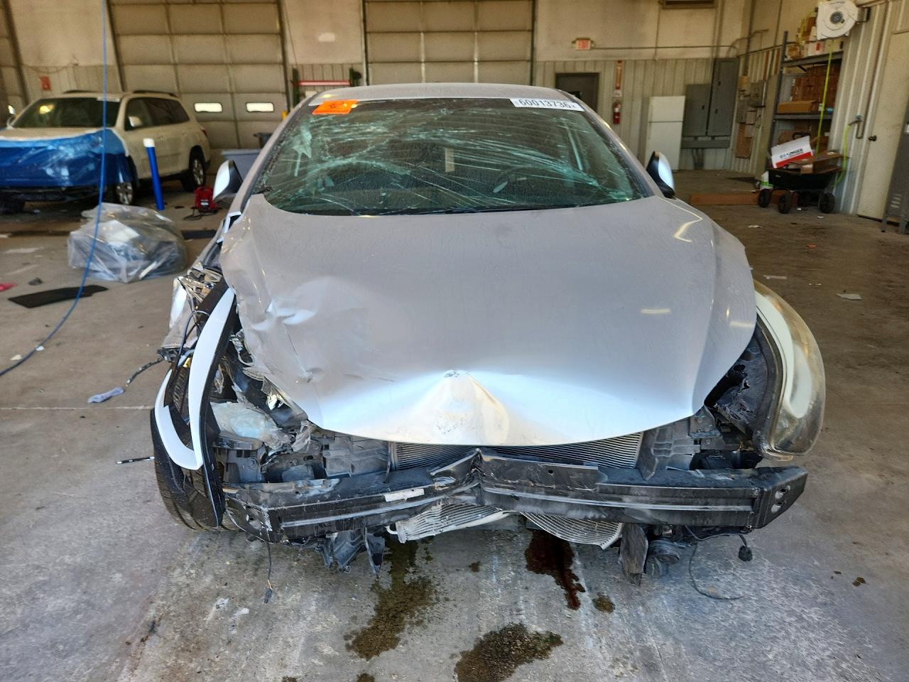 2014 Hyundai Elantra Se Silver vin: 5NPDH4AE4EH464317