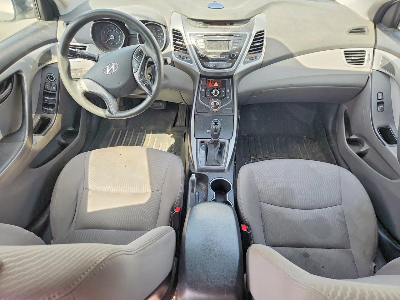 2014 Hyundai Elantra Se White vin: 5NPDH4AE4EH467878