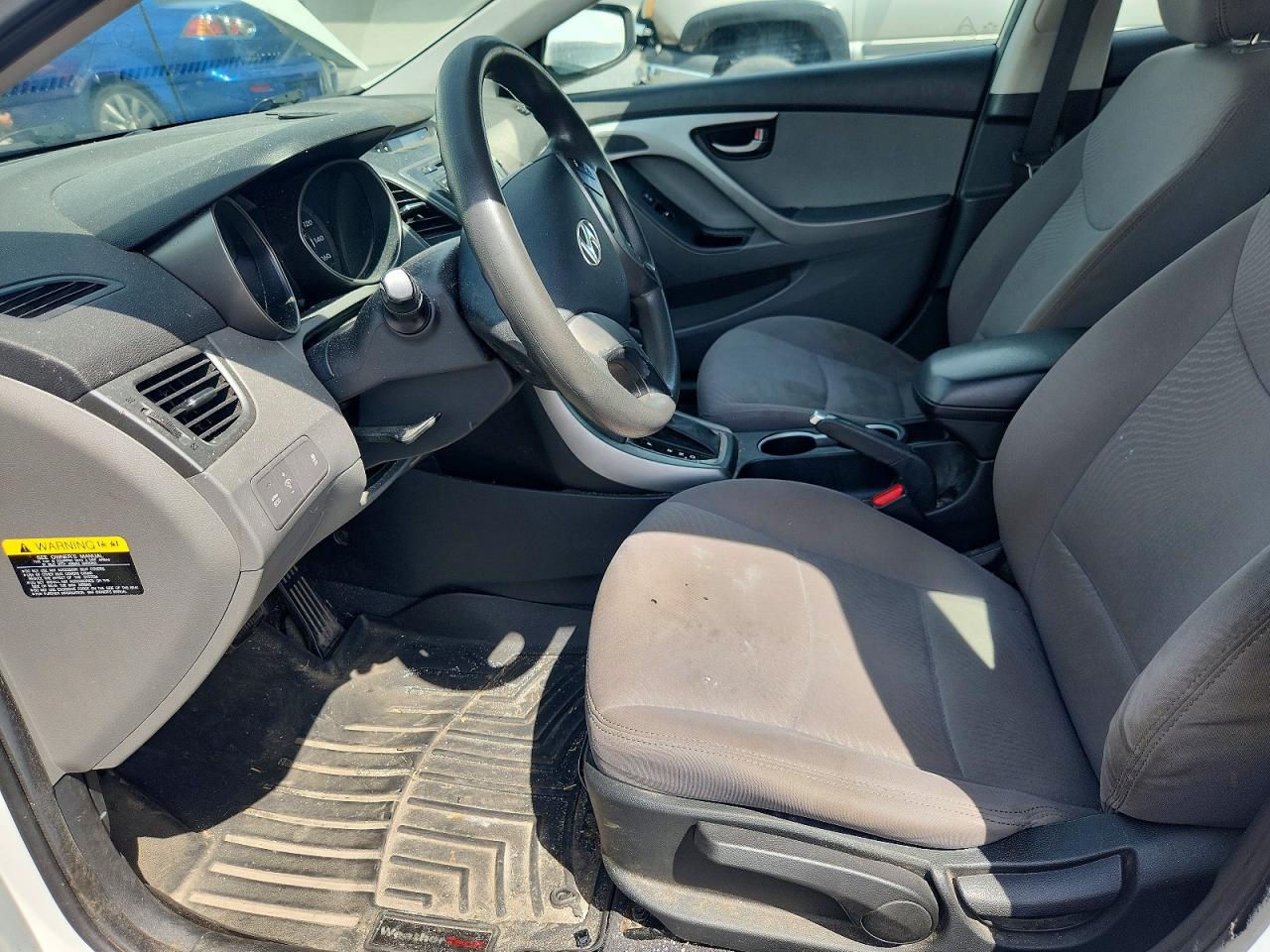 2014 Hyundai Elantra Se White vin: 5NPDH4AE4EH467878