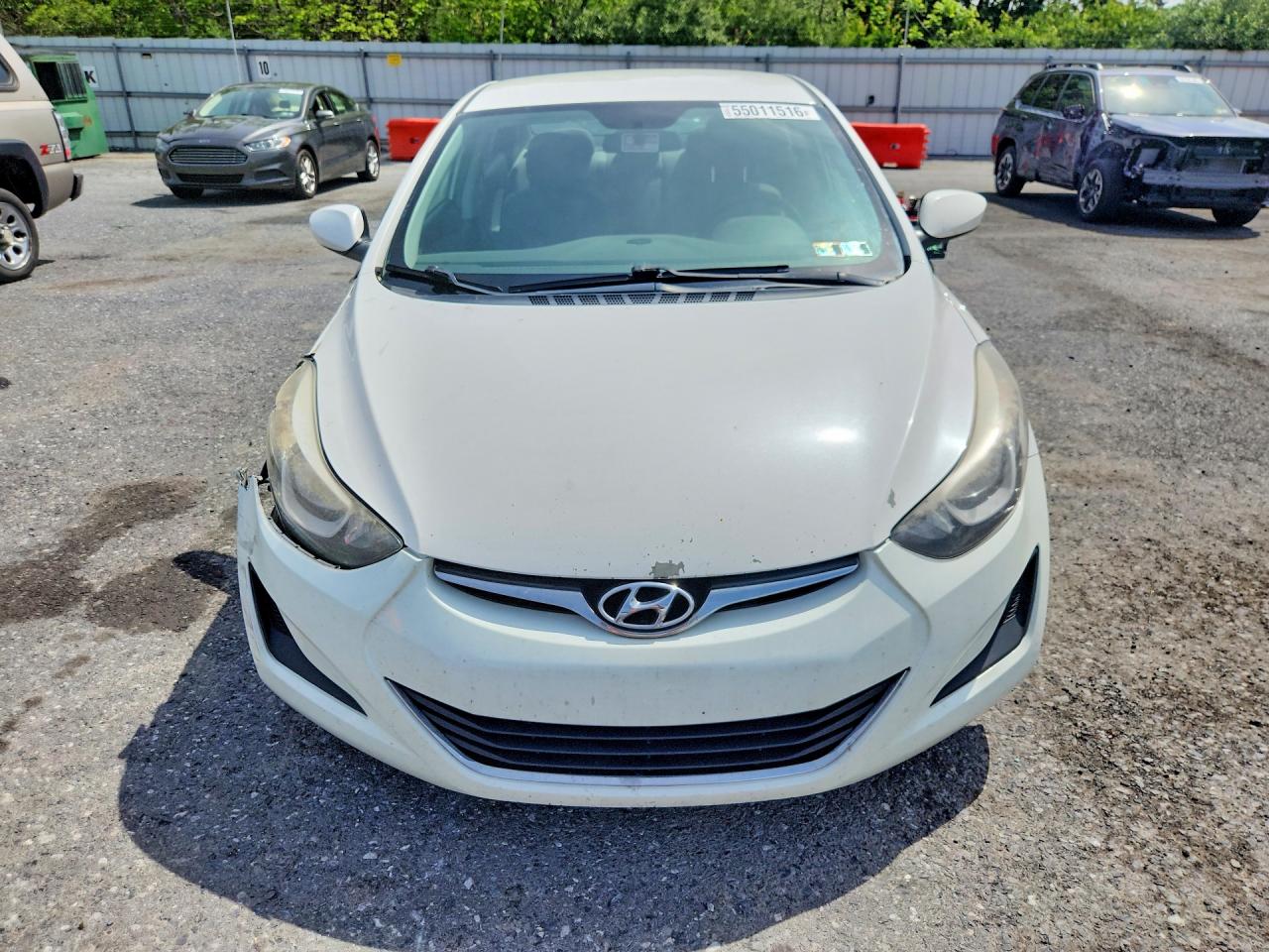 2014 Hyundai Elantra Se White vin: 5NPDH4AE4EH467878