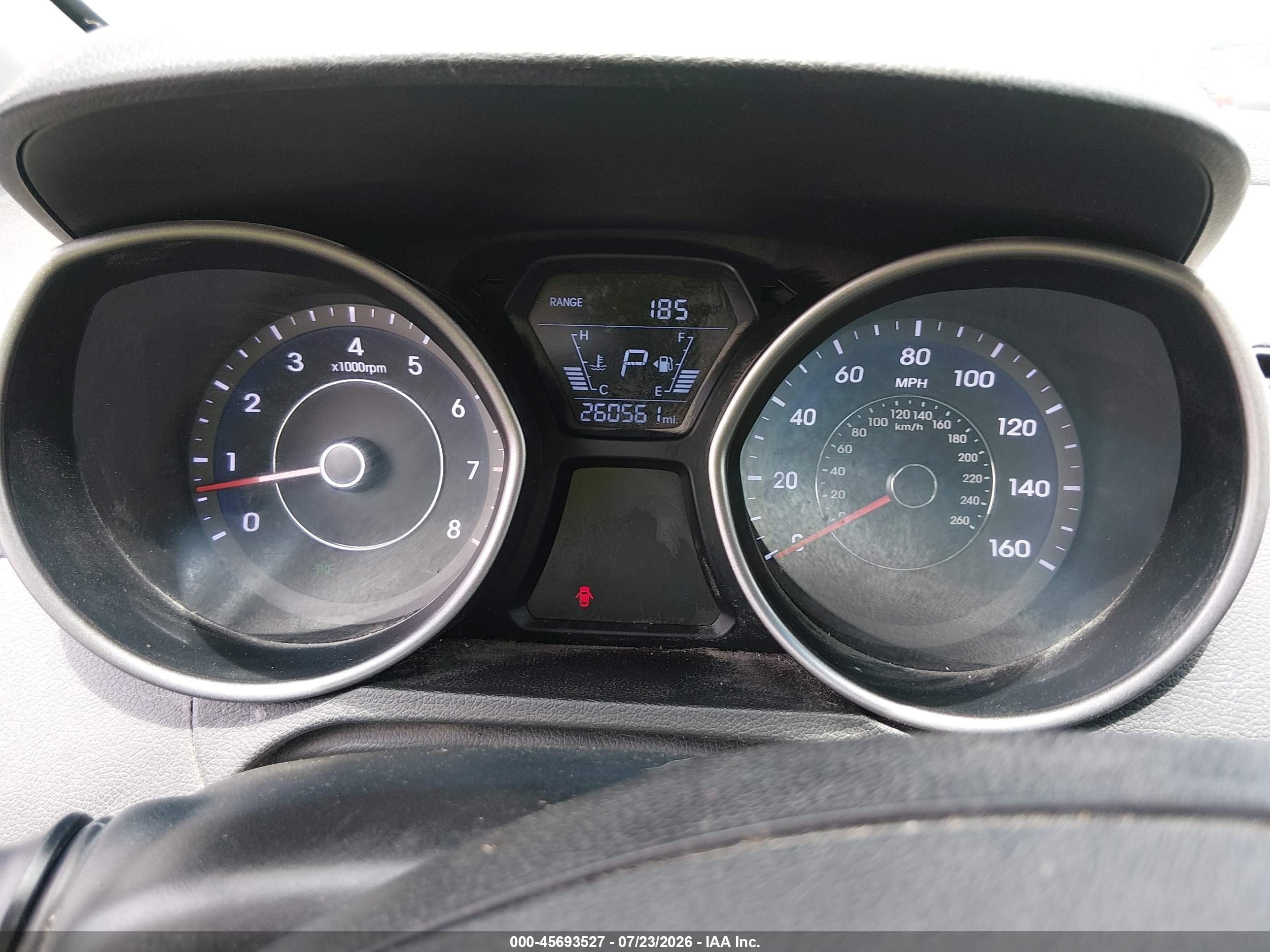2014 Hyundai Elantra Limited Красный vin: 5NPDH4AE4EH473664
