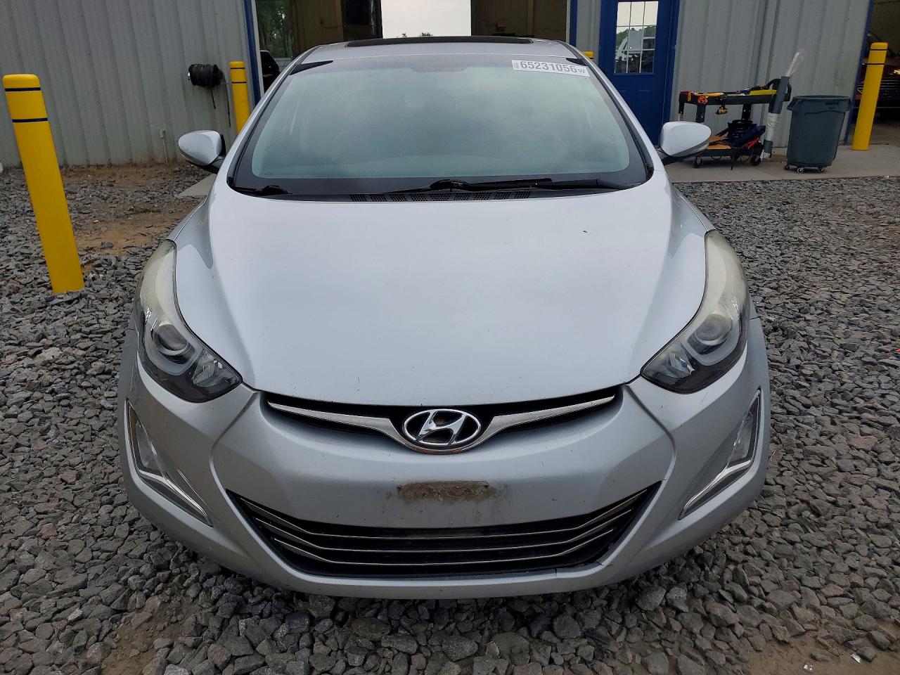 2014 Hyundai Elantra Limited Silver vin: 5NPDH4AE4EH476385