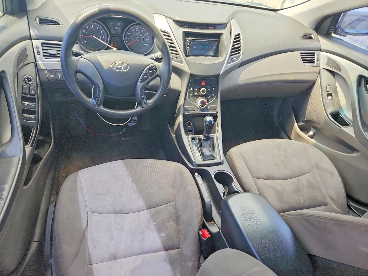 2014 Hyundai Elantra Se Gray vin: 5NPDH4AE4EH479903