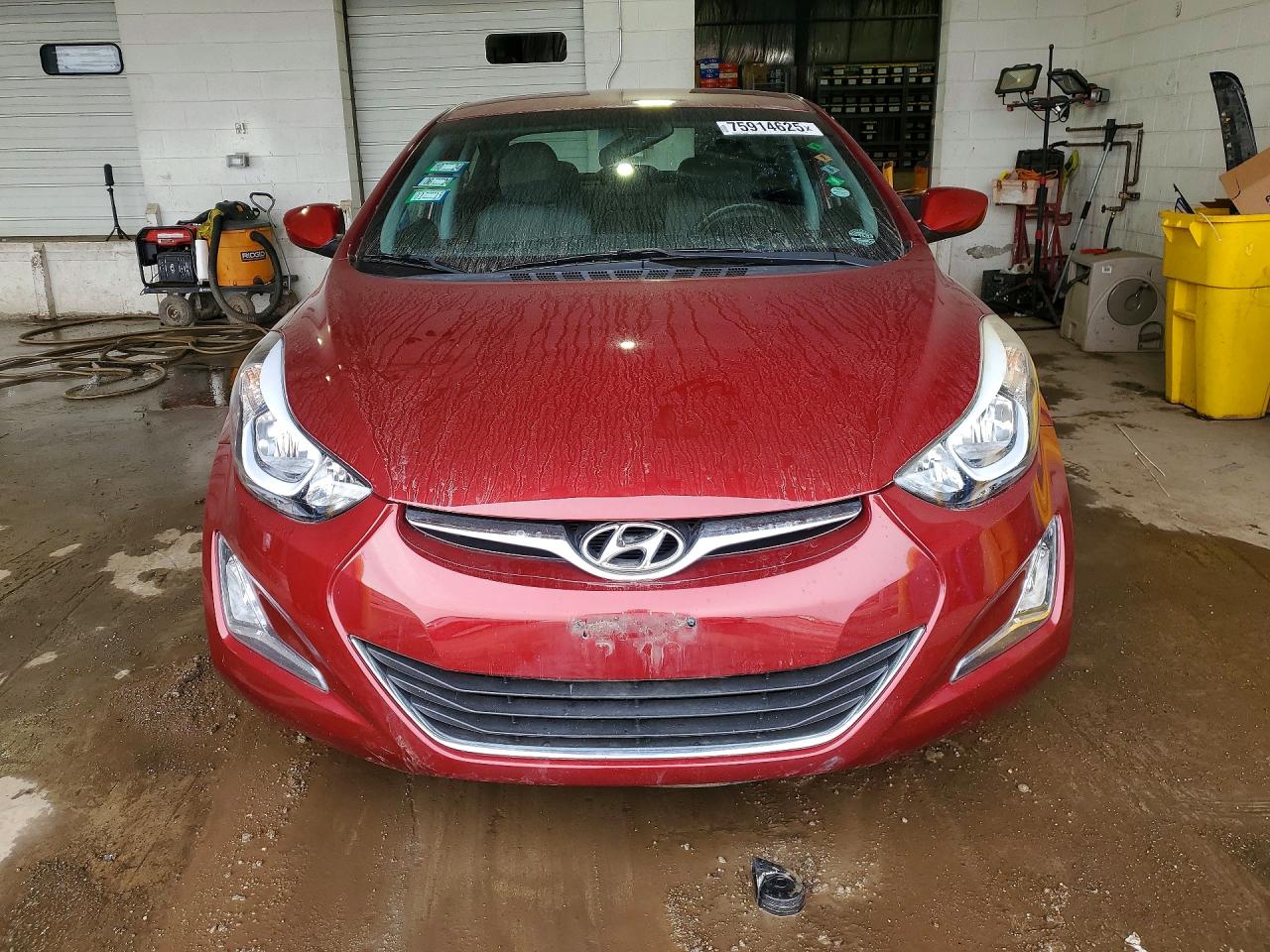 2014 Hyundai Elantra Бордовый vin: 5NPDH4AE4EH482963