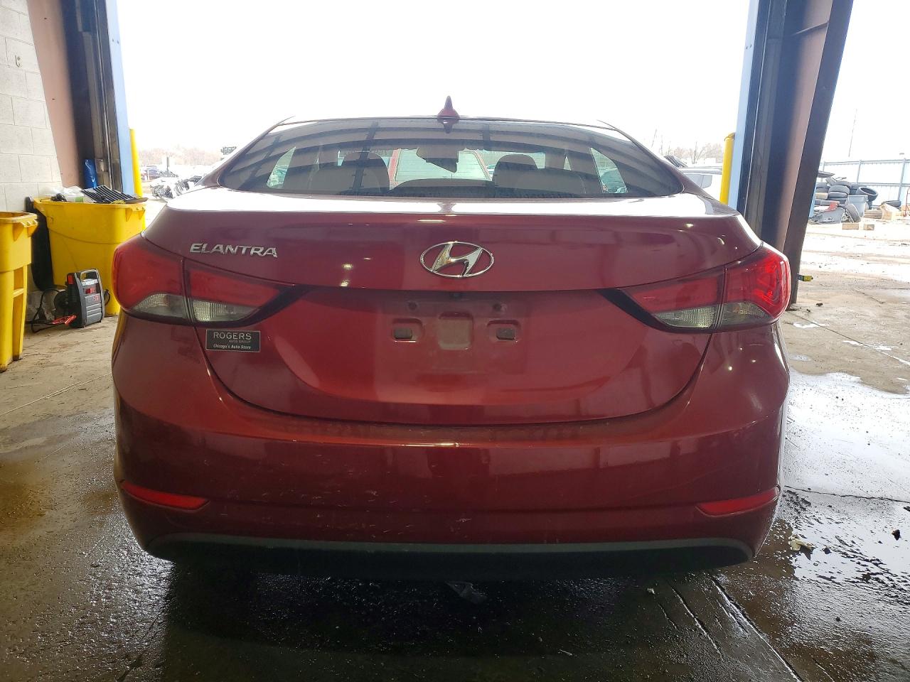 2014 Hyundai Elantra Бордовый vin: 5NPDH4AE4EH482963