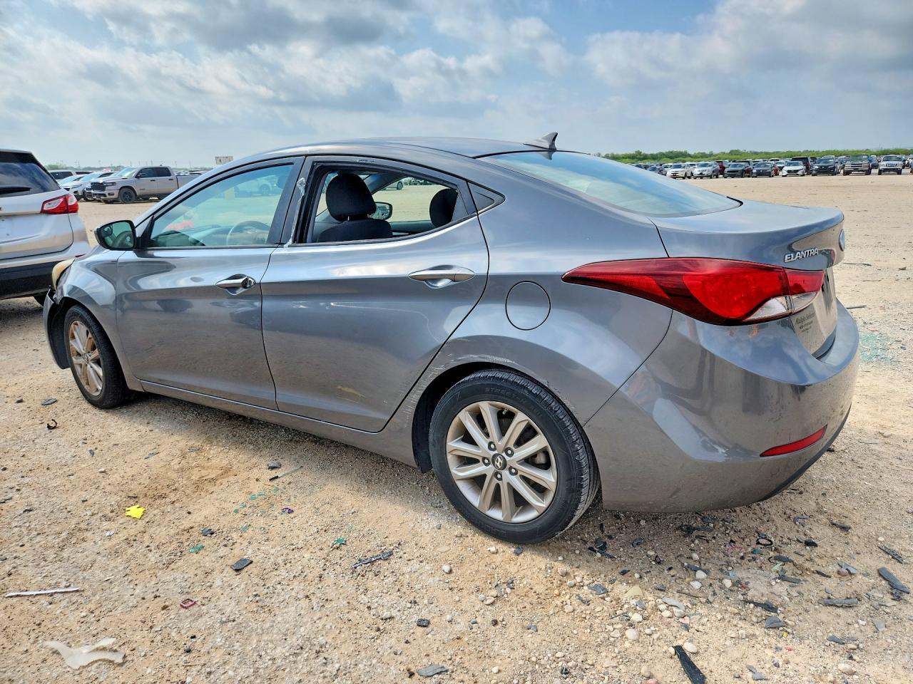 2014 Hyundai Elantra Se Silver vin: 5NPDH4AE4EH488052
