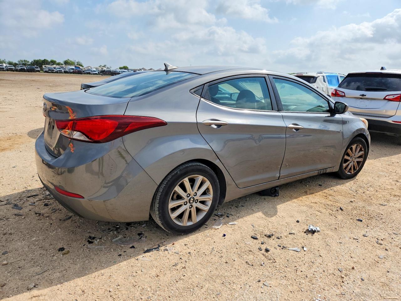 2014 Hyundai Elantra Se Silver vin: 5NPDH4AE4EH488052