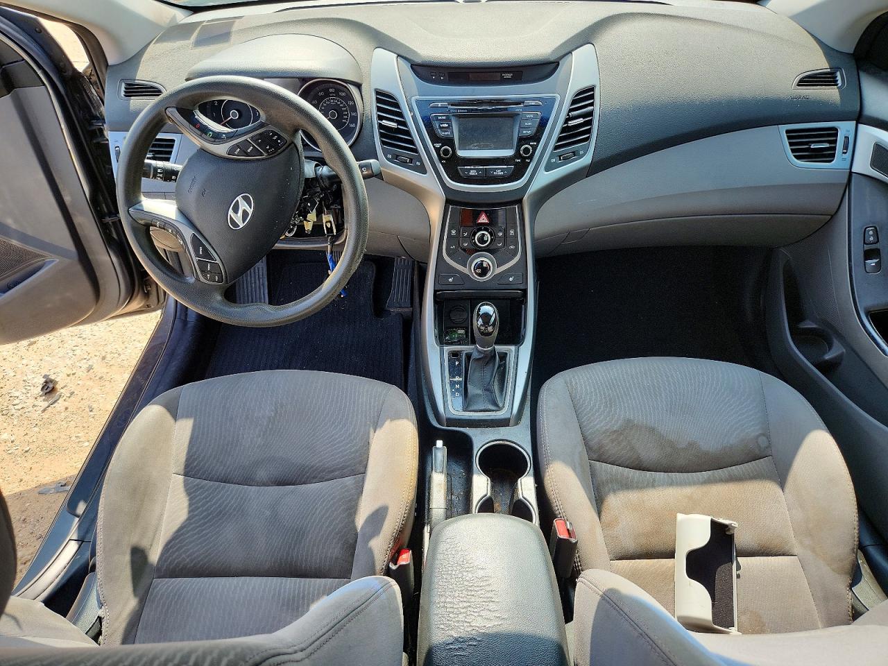 2014 Hyundai Elantra Se Silver vin: 5NPDH4AE4EH488052