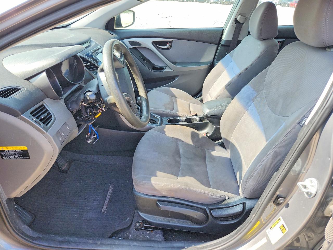 2014 Hyundai Elantra Se Silver vin: 5NPDH4AE4EH488052