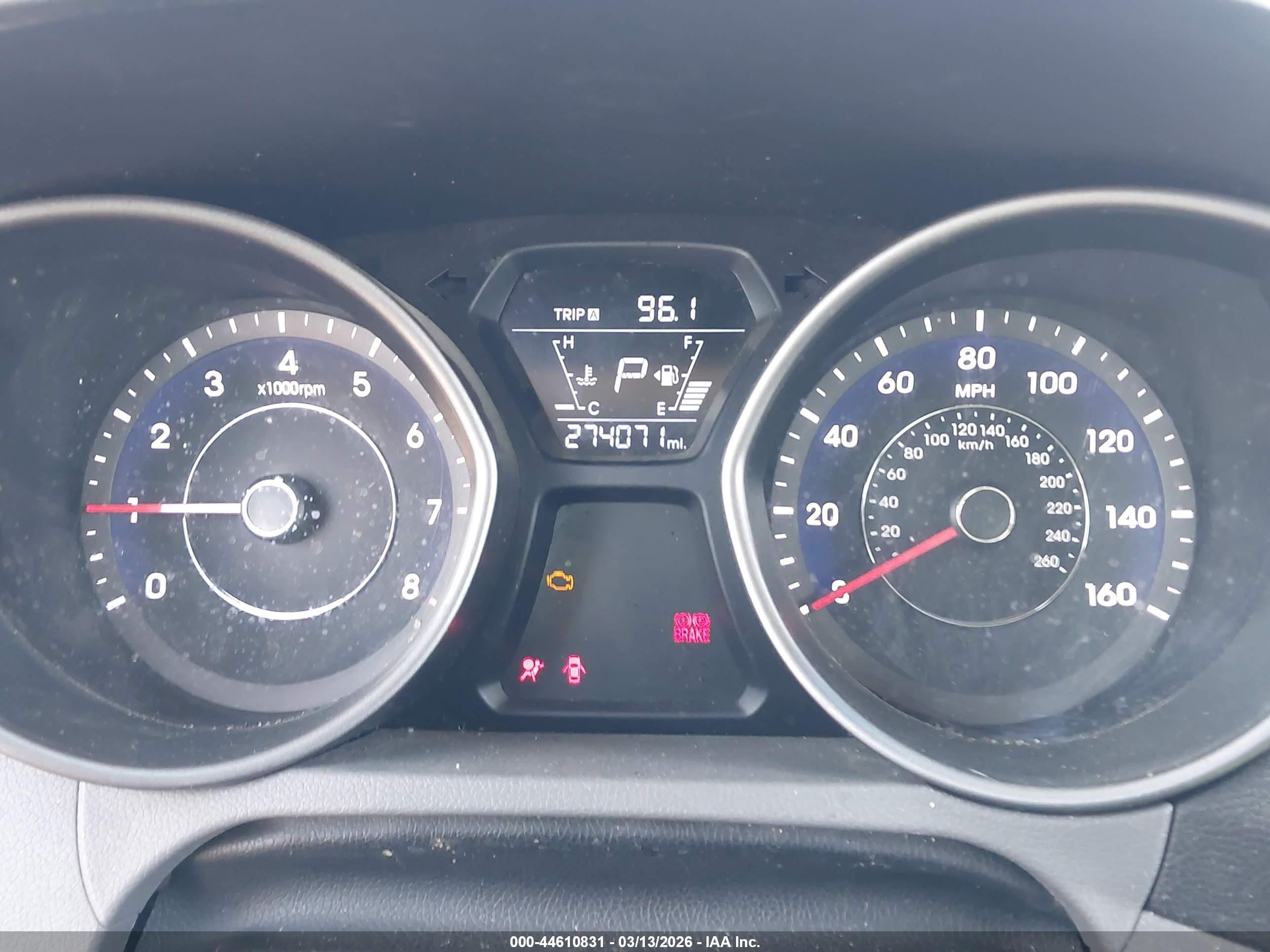 2014 Hyundai Elantra Se Gray vin: 5NPDH4AE4EH494918