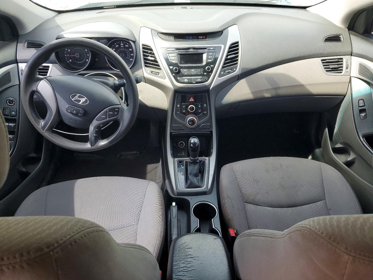 2014 Hyundai Elantra Se White vin: 5NPDH4AE4EH497575