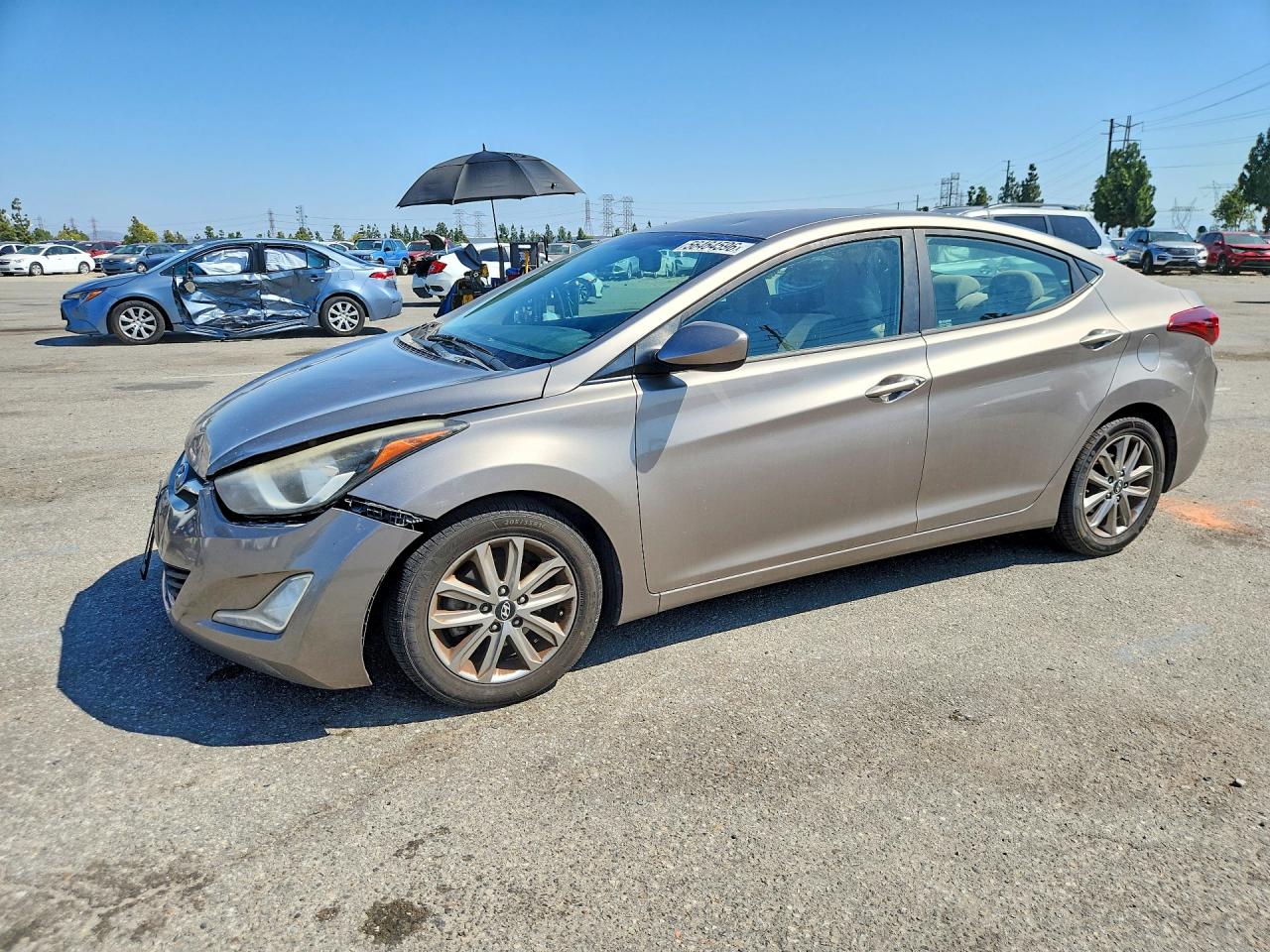 2014 Hyundai Elantra Se Tan vin: 5NPDH4AE4EH502967