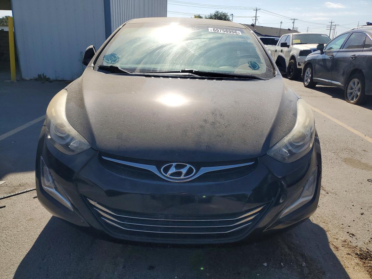 2014 Hyundai Elantra Limited Black vin: 5NPDH4AE4EH508798