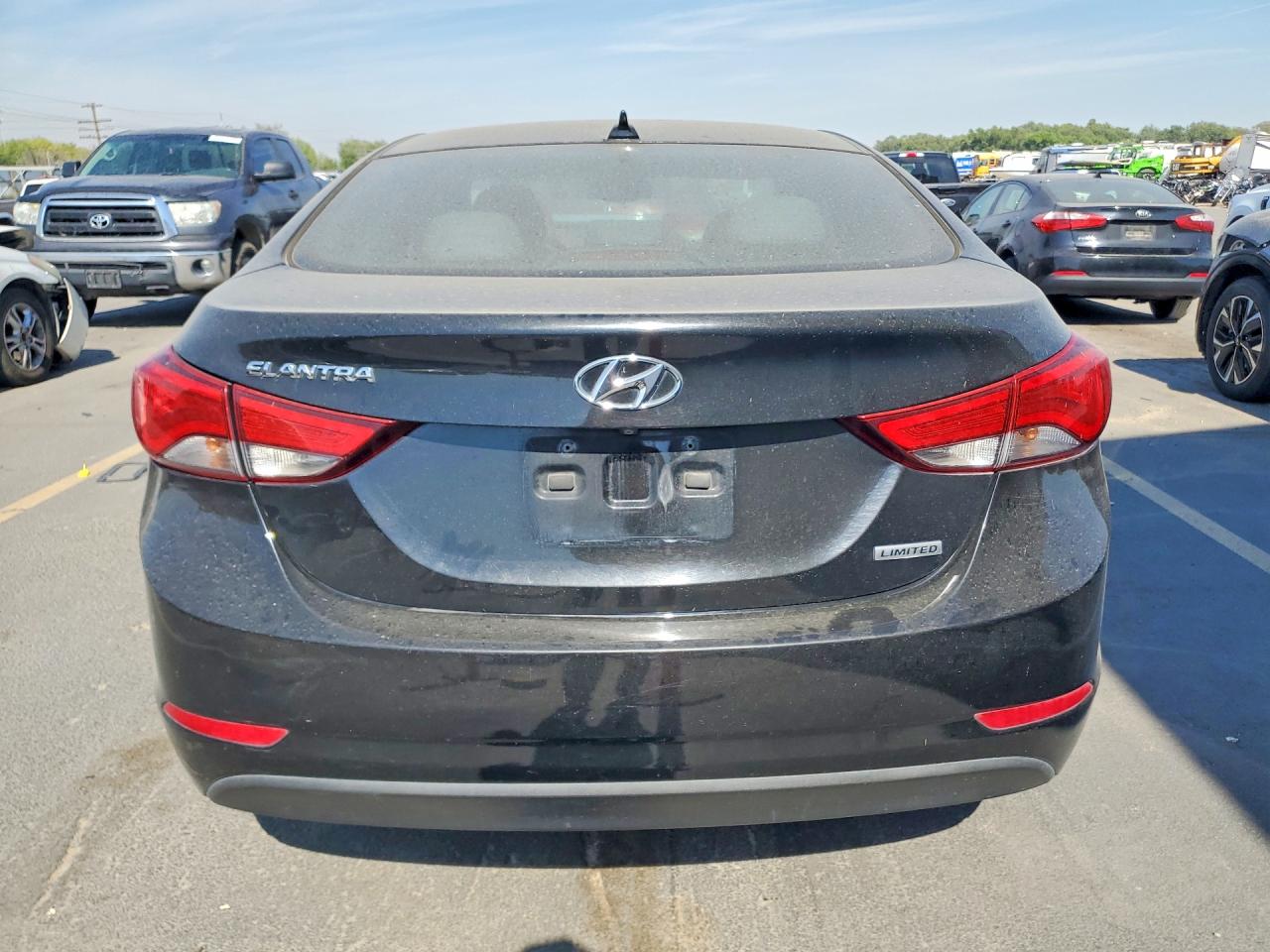2014 Hyundai Elantra Limited Black vin: 5NPDH4AE4EH508798