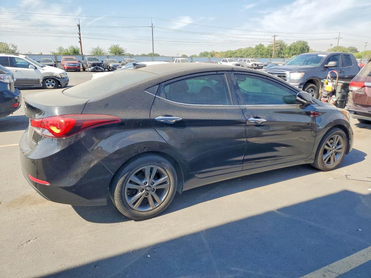 2014 Hyundai Elantra Limited Black vin: 5NPDH4AE4EH508798