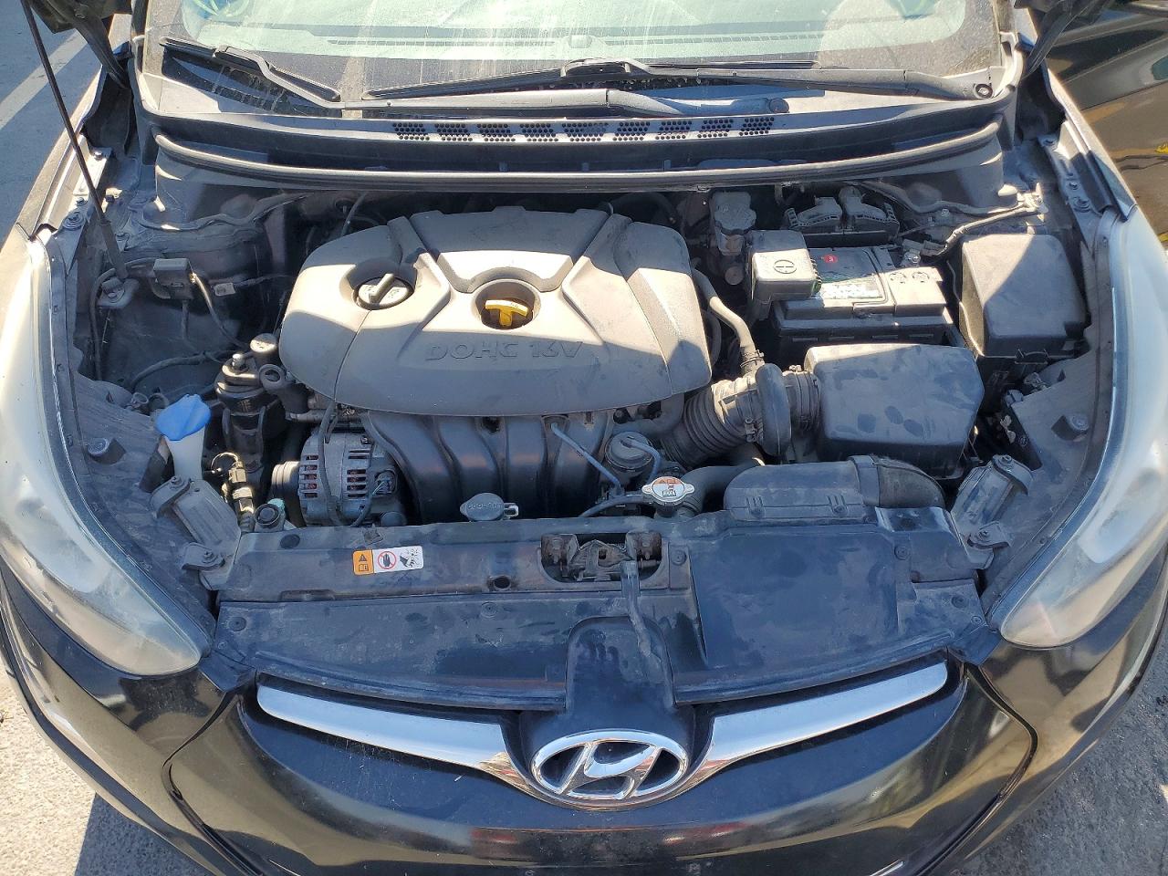 2014 Hyundai Elantra Limited Black vin: 5NPDH4AE4EH508798