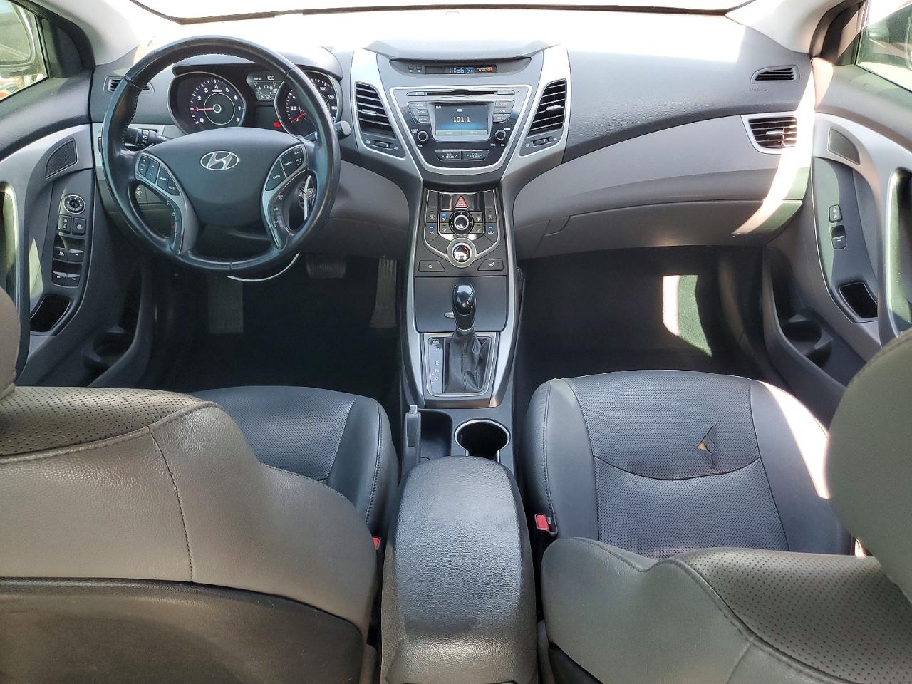 2014 Hyundai Elantra Limited Black vin: 5NPDH4AE4EH508798