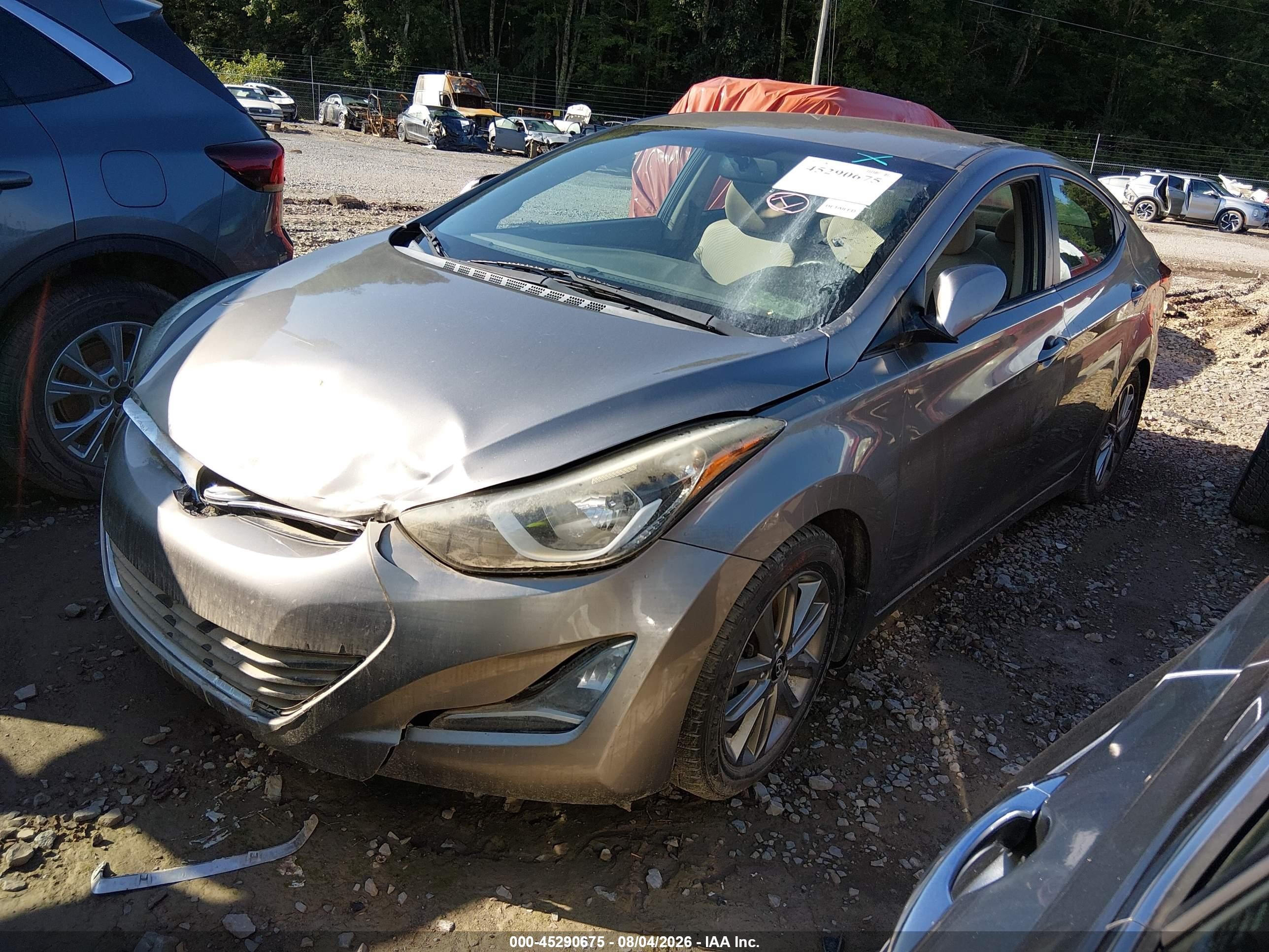 2014 Hyundai Elantra Se Желто-коричневый vin: 5NPDH4AE4EH511586