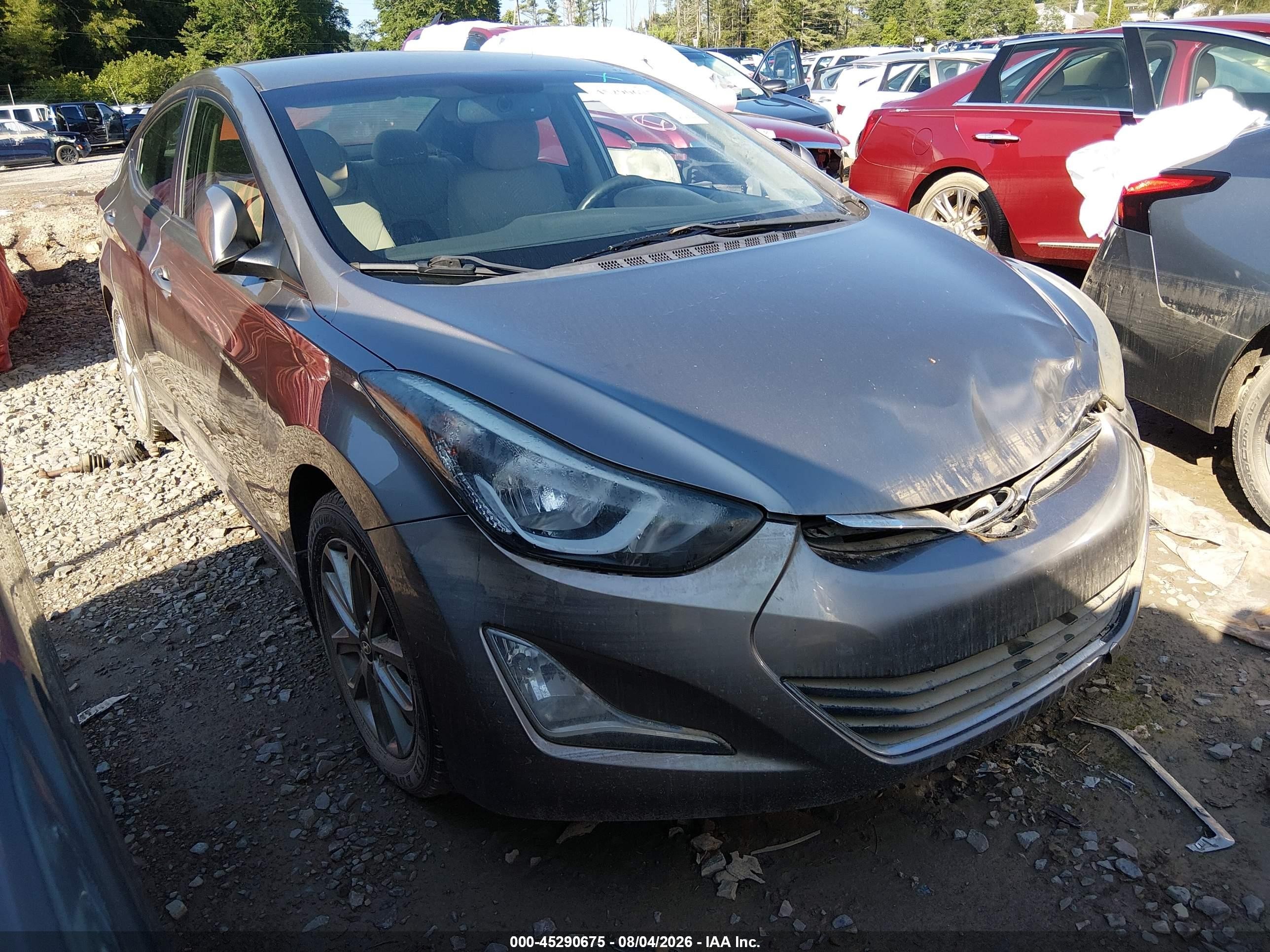 2014 Hyundai Elantra Se Желто-коричневый vin: 5NPDH4AE4EH511586