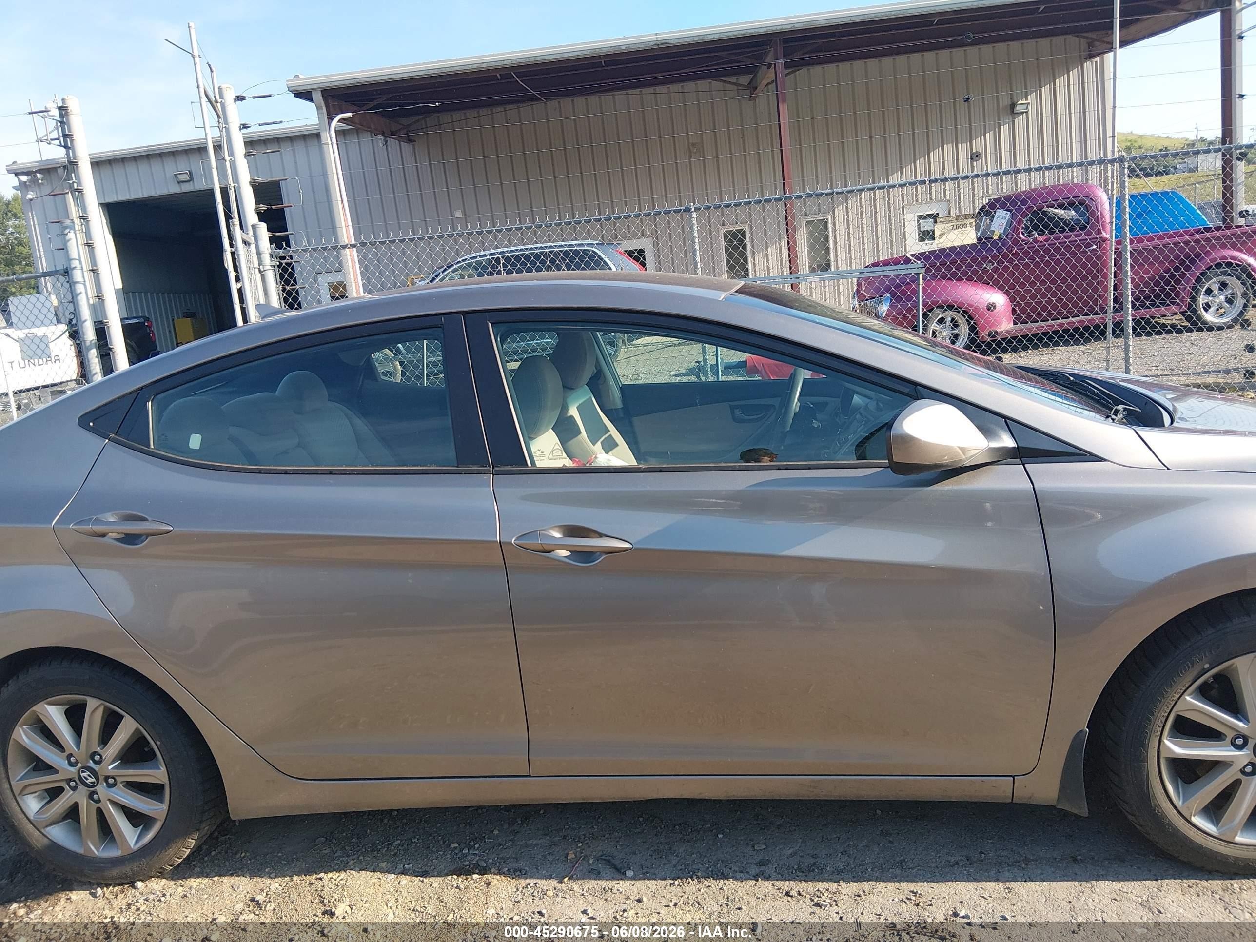 2014 Hyundai Elantra Se Желто-коричневый vin: 5NPDH4AE4EH511586
