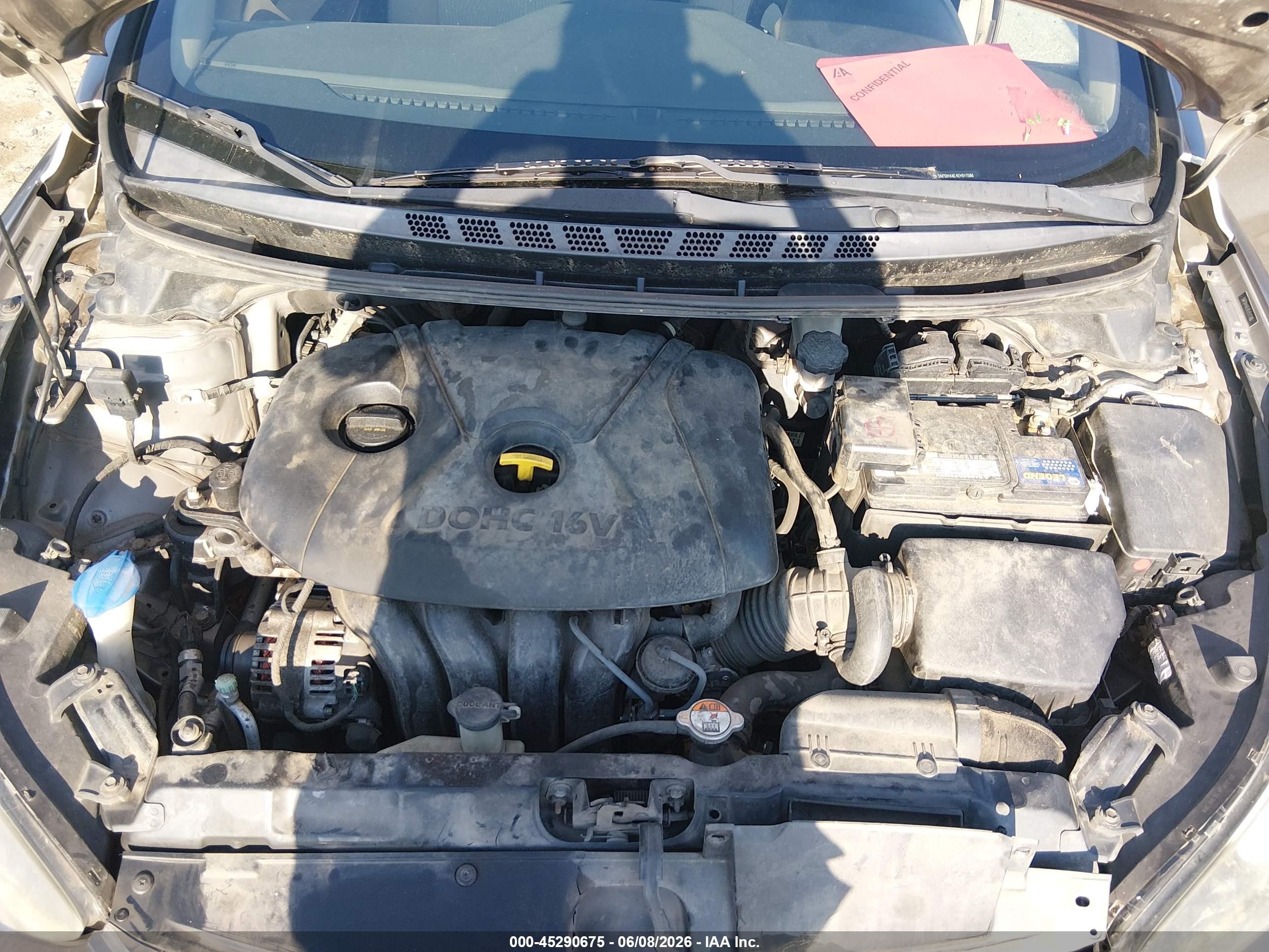 2014 Hyundai Elantra Se Желто-коричневый vin: 5NPDH4AE4EH511586
