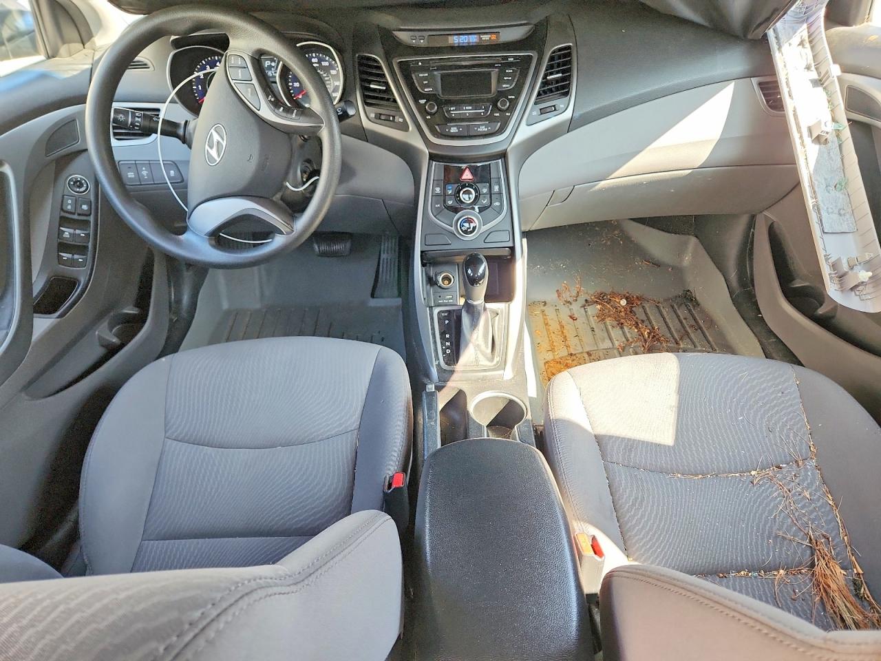 2014 Hyundai Elantra Se Gray vin: 5NPDH4AE4EH513550