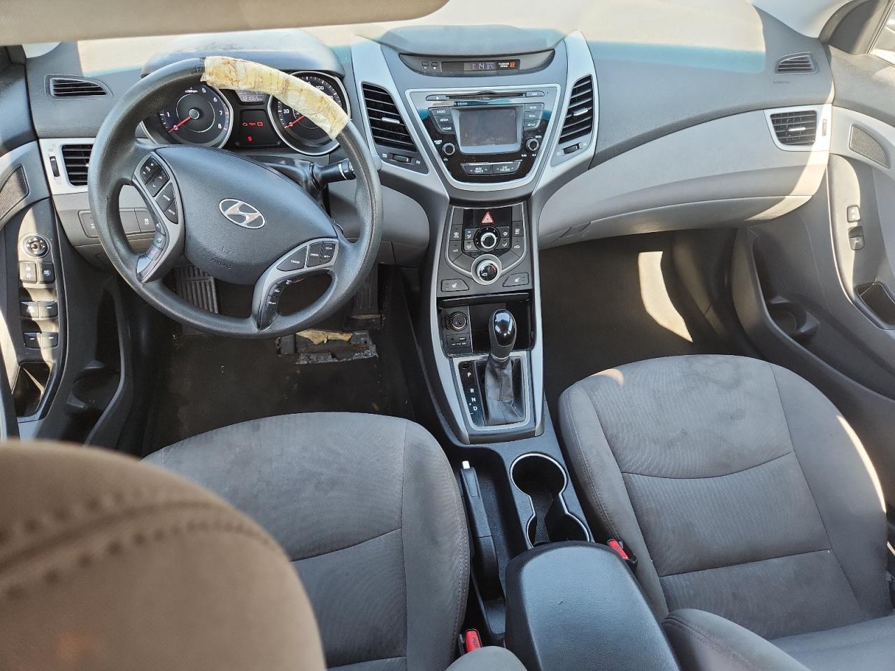 2014 Hyundai Elantra Se Gray vin: 5NPDH4AE4EH517047