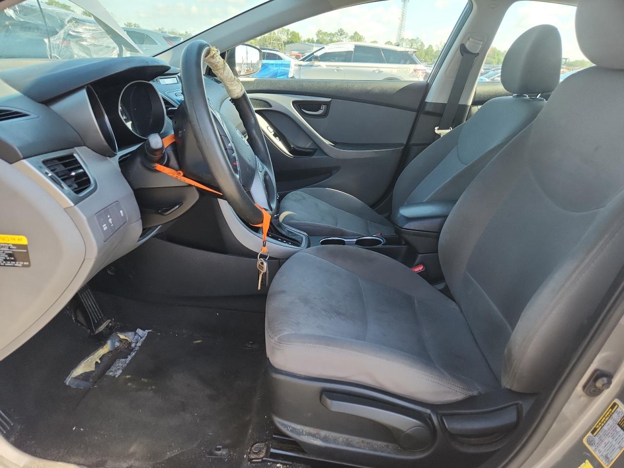 2014 Hyundai Elantra Se Gray vin: 5NPDH4AE4EH517047