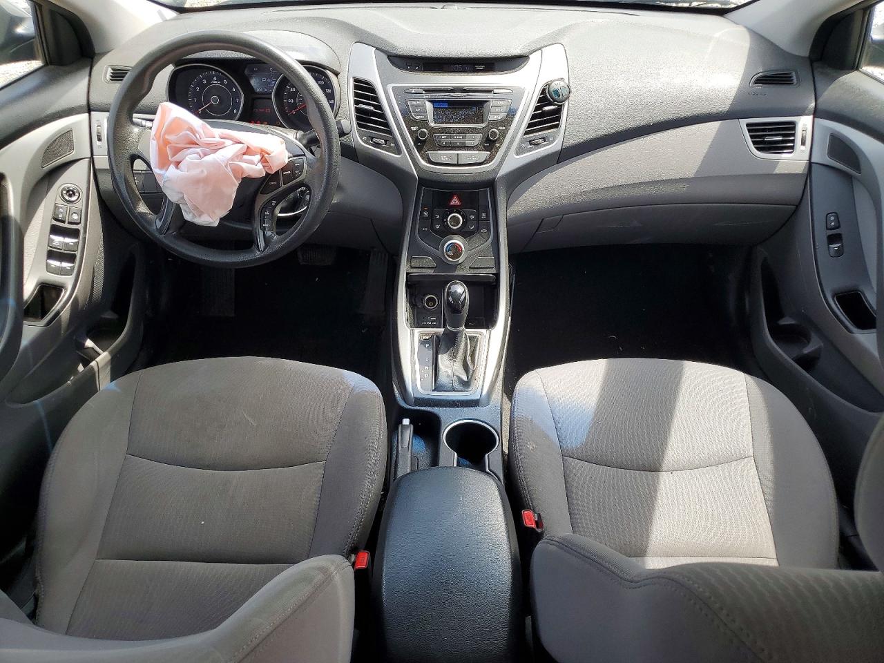 2014 Hyundai Elantra Gray vin: 5NPDH4AE4EH522264