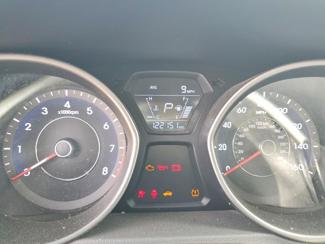 2014 Hyundai Elantra Gray vin: 5NPDH4AE4EH522264