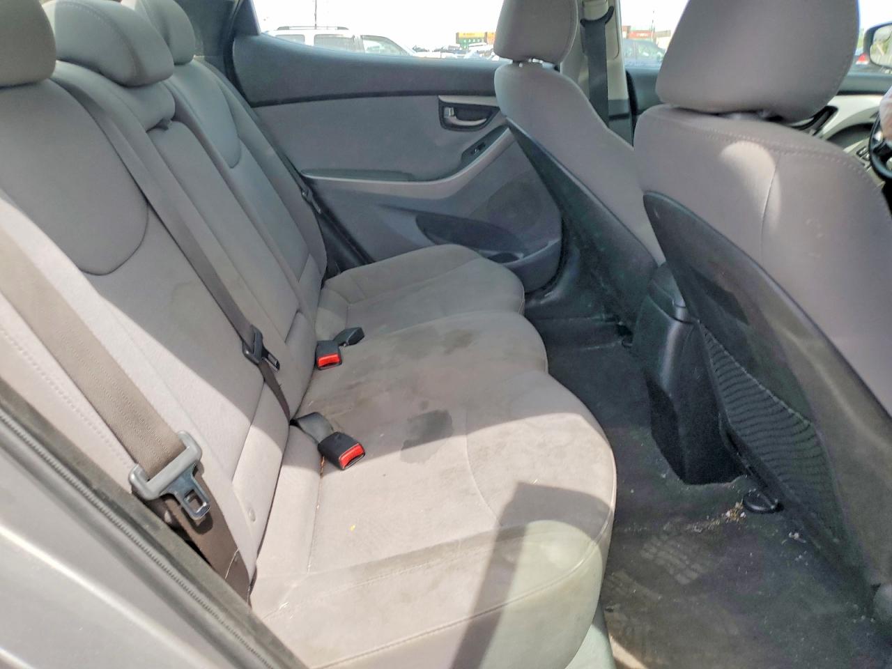2014 Hyundai Elantra Gray vin: 5NPDH4AE4EH522264
